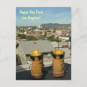 Carte Postale Funky Los Angeles Postcard !