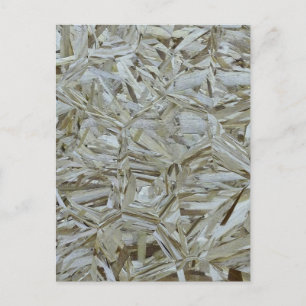 Carte Postale Funky OSB Texture Construction Chipwood
