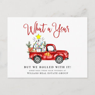 Carte Postale Funky What a Year Christmas Corporate