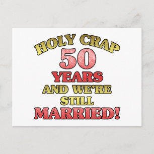 Carte Postale Funny 50e anniversaire