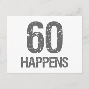 Carte Postale Funny 60e anniversaire