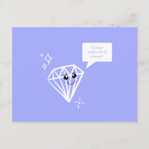 Carte Postale Funny Diamant pourpre