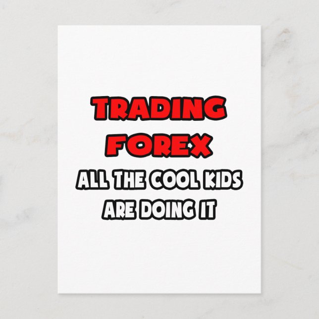 Carte Postale Funny Forex Trader Shirts et Cadeaux (Devant)