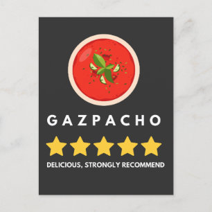 Carte Postale Funny Gazpacho Tomato Sou