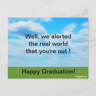 Carte postale Funny Graduation