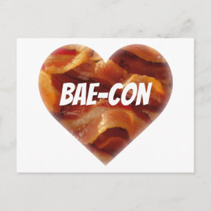 Carte Postale Funny Humour Bacon