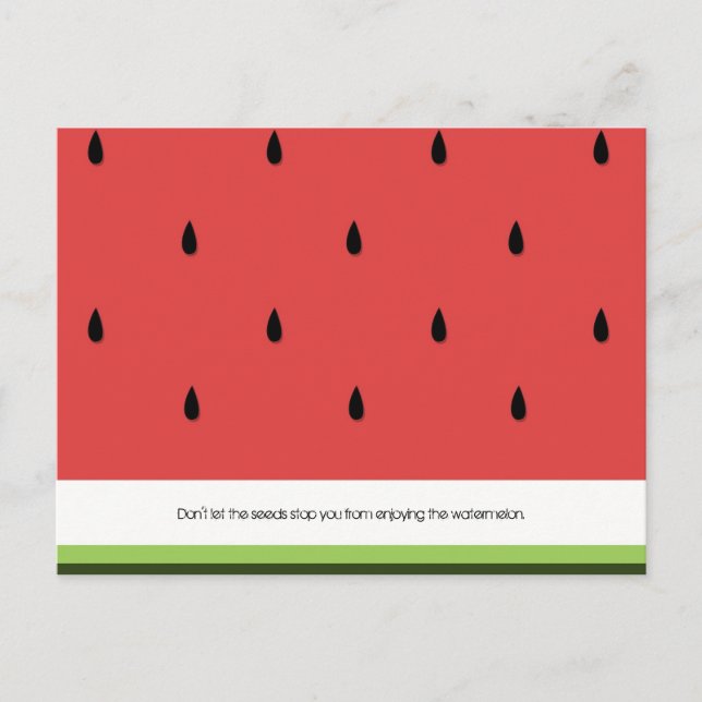 Carte postale Funny & Inspirational Watermelon (Devant)