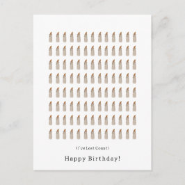 Carte Postale Funny I've Lost Count Happy Birthday Candles Card