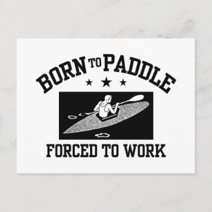 Carte Postale Funny Kayaking