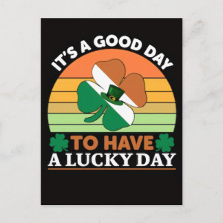Carte Postale Funny Lucky Goose St Patricks Day Design