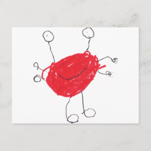 Carte Postale Funny Monster