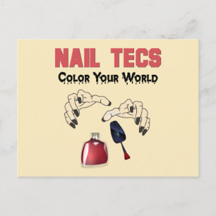 Carte Postale Funny Nail Tech