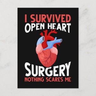 Carte Postale Funny Open Heart Chirurgie Récupération