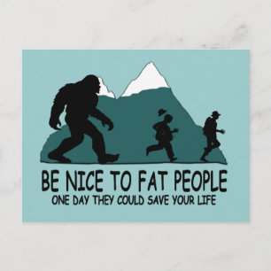 Carte Postale Funny Sasquatch