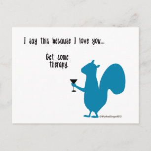 Carte postale Funny Squirrel