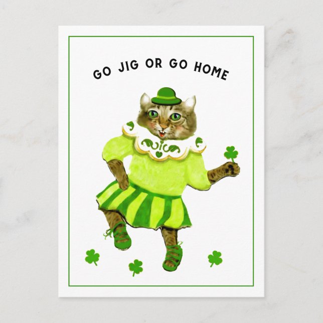 Carte Postale Funny St. Patrick's Day Postcard (Devant)