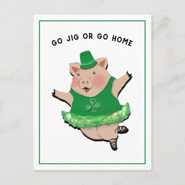 Carte Postale Funny St. Patrick's Day Postcard (Devant)