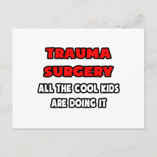 Carte Postale Funny Trauma Surgeon Shirts and Gifts