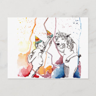 Carte Postale Für Einhörner und Einhorn Fans