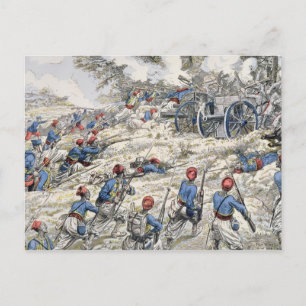 Carte Postale Fureur algérien de l'armée française