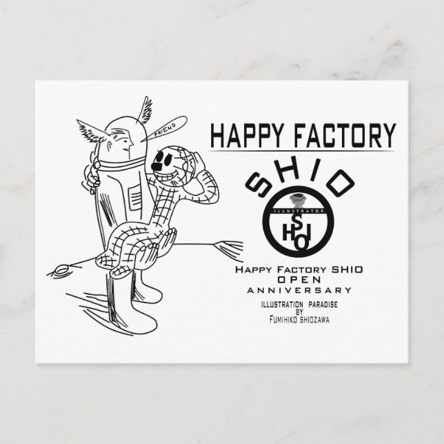 Carte Postale furiendship (Devant)