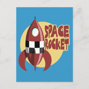 Carte Postale Fusée spatiale