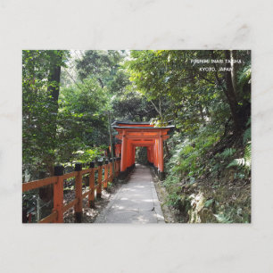 Carte Postale Fushimi Inari Taisha Temple Voyage Kyoto Japon