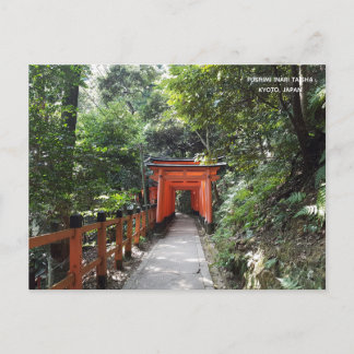 Carte Postale Fushimi Inari Taisha Temple Voyage Kyoto Japon
