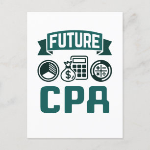 Carte Postale Futur diplôme en comptabilité CPA