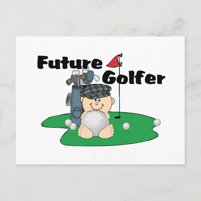Carte Postale Futur Golfeur (Devant)