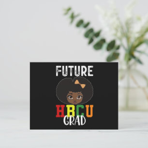 Carte Postale Futur HBCU Grad Girl Graduation Black College