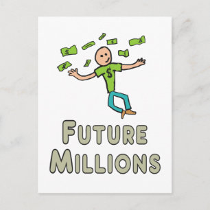 Carte Postale Futur Millionnaire (Millions)