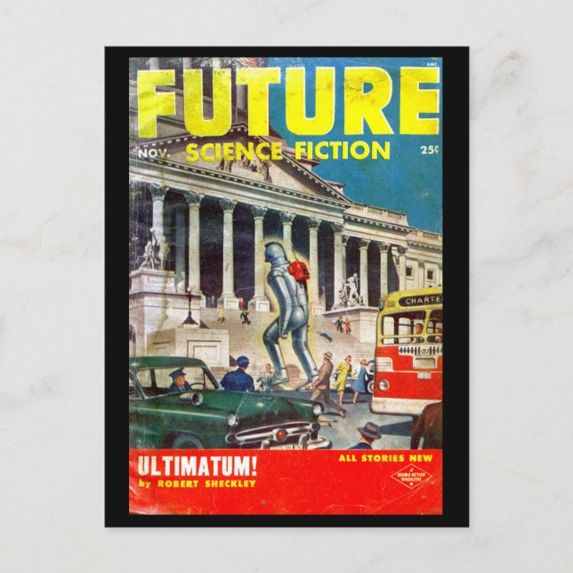 Carte Postale Futur novembre 1953_Pulp Art (Devant)