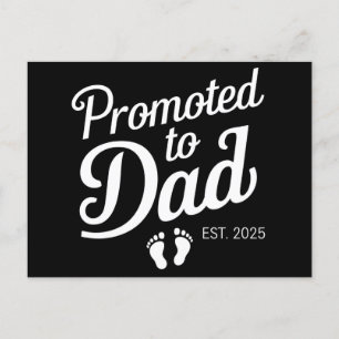 Carte Postale Futur Papa EST 2025 Drôle Bientôt Papa