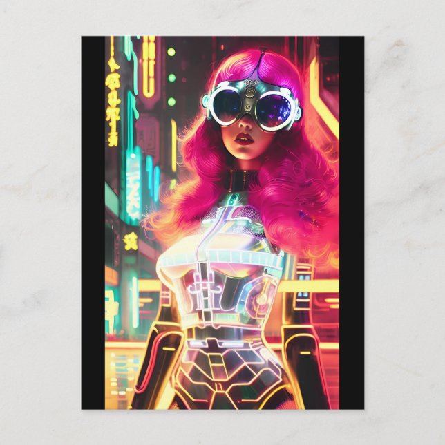 Carte Postale Futura City Dreamers - Ken Gage Art (Devant)
