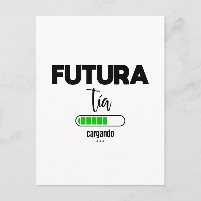 Carte Postale Futura tía cargando (Devant)