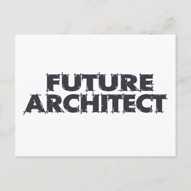 Carte Postale Future Architect (Devant)