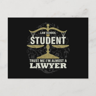 Carte Postale Future Lawyer Gift Law School Almost A