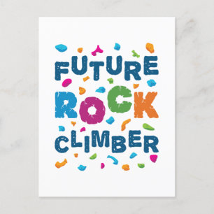 Carte Postale Future Rock Climber Escalade Bouldering