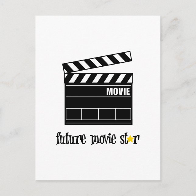 Carte Postale Future Star de cinéma (Devant)