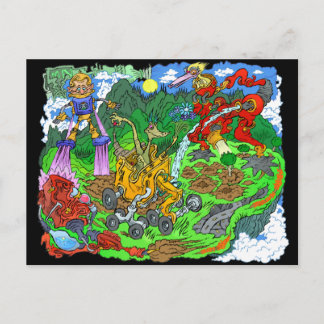 Carte Postale Futurs planteurs d'arbres.