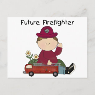 Carte Postale Futurs T-shirts et cadeaux de pompiers