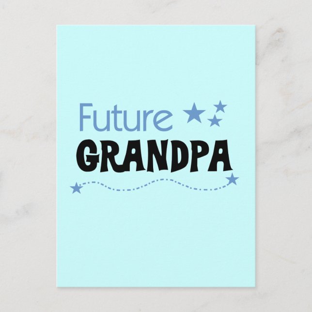 Carte Postale Futurs tee-shirts et cadeaux grand-pa (Devant)