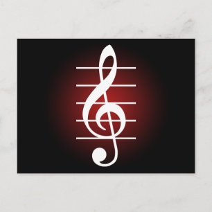 Carte Postale G clef 2