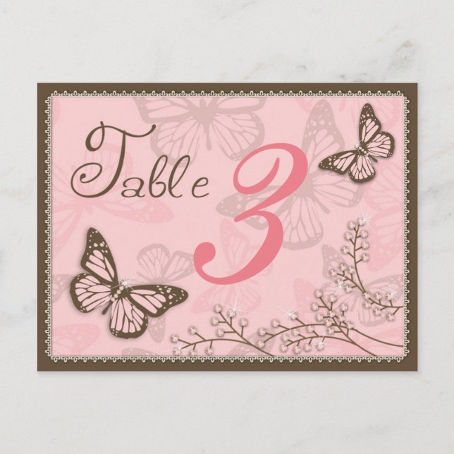 Carte Postale G est pour Girl Table Card (Devant)