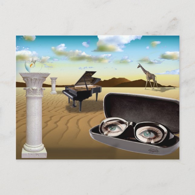 Carte Postale G Sharp - Surréalisme par Cheryl Daniels (Devant)