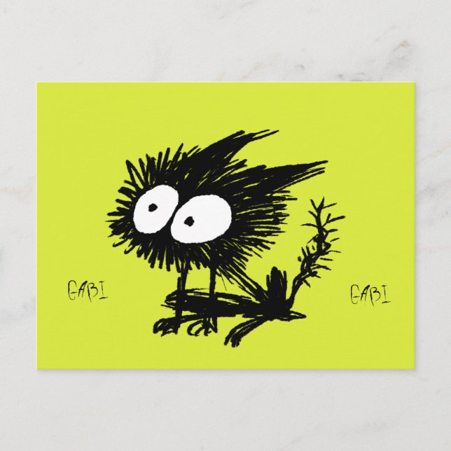 Carte Postale GabiGabi assis (Devant)
