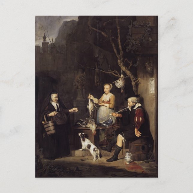 Carte Postale Gabriel Metsu - La Volaille (Devant)