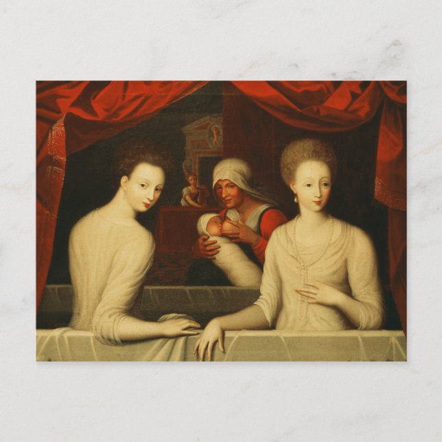 Carte Postale Gabrielle d'Estrees et sa soeur (Devant)