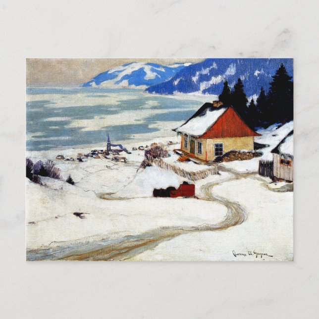 Carte Postale Gagnon - L'aube rouge (Devant)